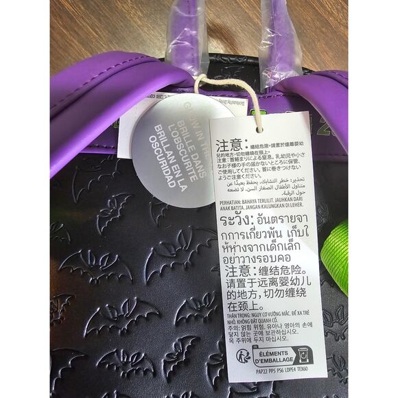 Disney Parks DCA Oogie Boogie Bash 2024 Loungefly Mini backpack - Picture 6 of 10